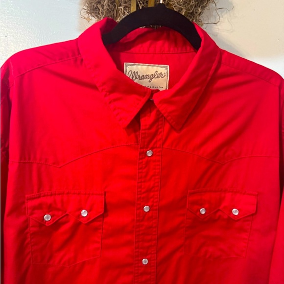 Wrangler Western Wear Pearl Snap Down short sleeve shirt XXL/XXG - Picture 6 of 8